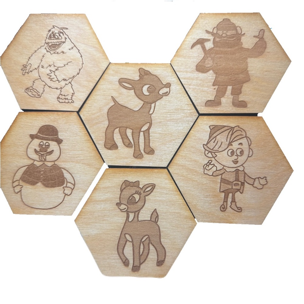 Rudolph and Friends Magnets - Choose 1 - Picture 2 of 3